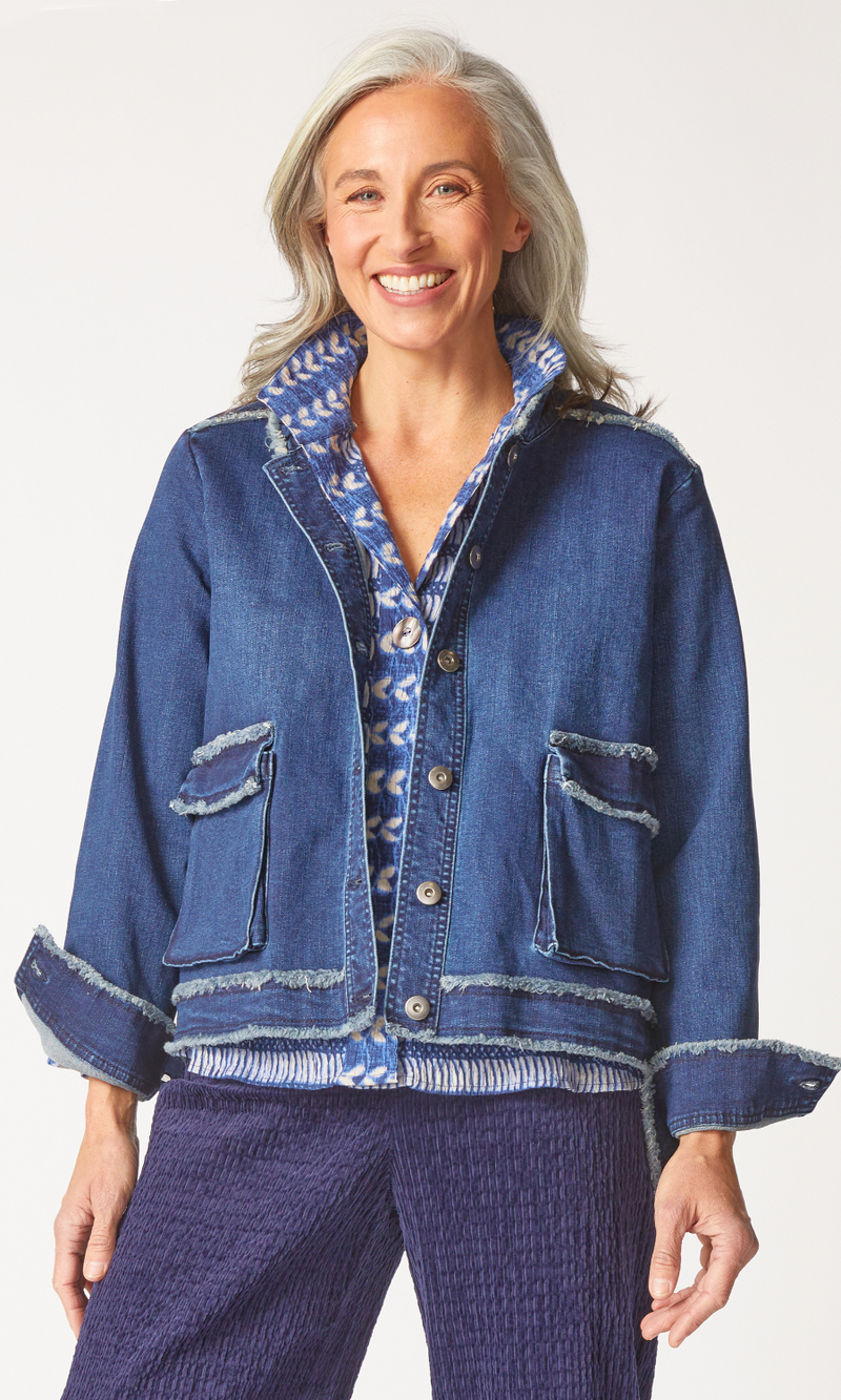 Habitat Stretch Denim Cargo Jacket
