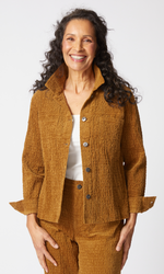 Habitat Rustic Stretch Cord Boyfriend Jacket in Breen