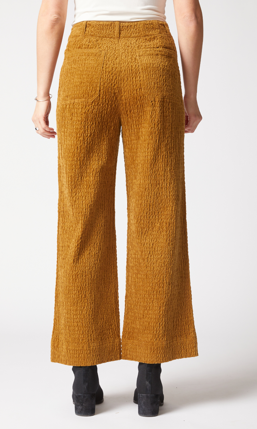 Habitat Rustic Stretch Cord Patch Pocket Ankle Pant in Breen