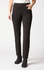 Habitat Luxe Ponte Seamed Pant in Black