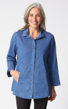 Habitat Perfect Travel Denim Shirt in Medium Denim