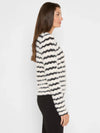 Nic & Zoe Striped Cozy Waves Sweater
