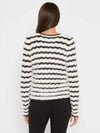 Nic & Zoe Striped Cozy Waves Sweater