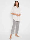 Nic + Zoe Subtle Shine Stripe Shirt