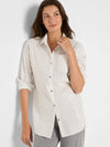 Nic + Zoe Subtle Shine Stripe Shirt