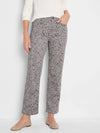 Nic + Zoe Leopard Print Ankle Pant