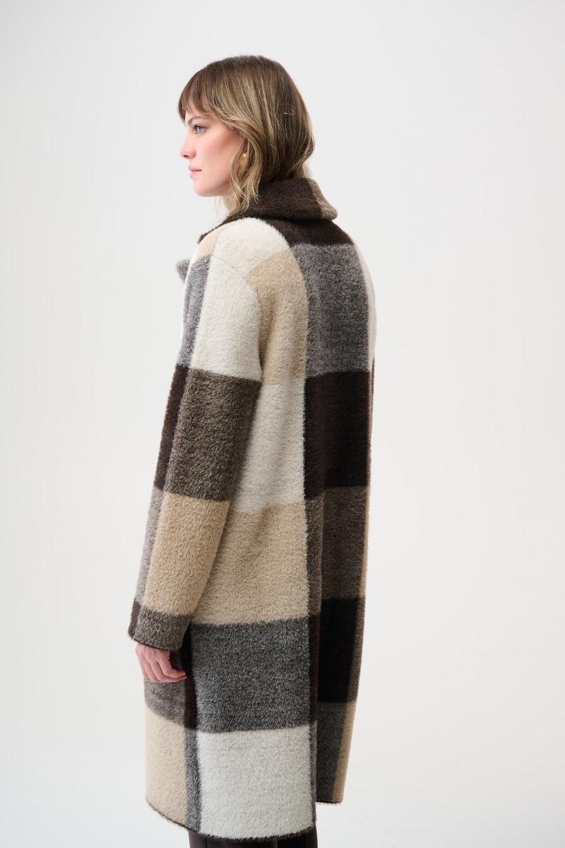 Joseph Ribkoff Plaid Coatigan