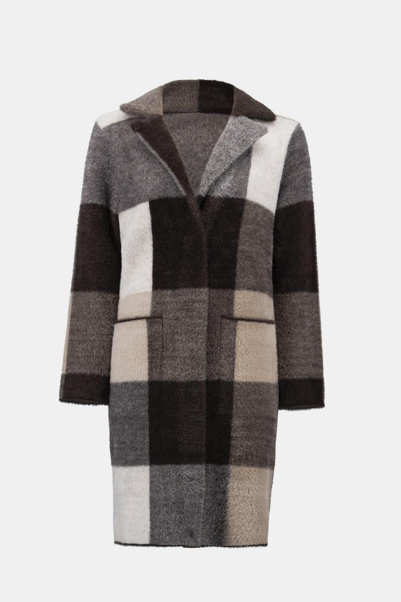 Joseph Ribkoff Plaid Coatigan