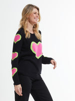 Zaket & Plover Hearts Sweater