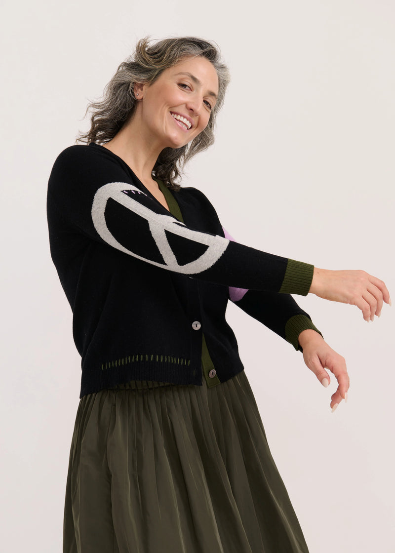 Zaket & Plover Peace Please Cardigan