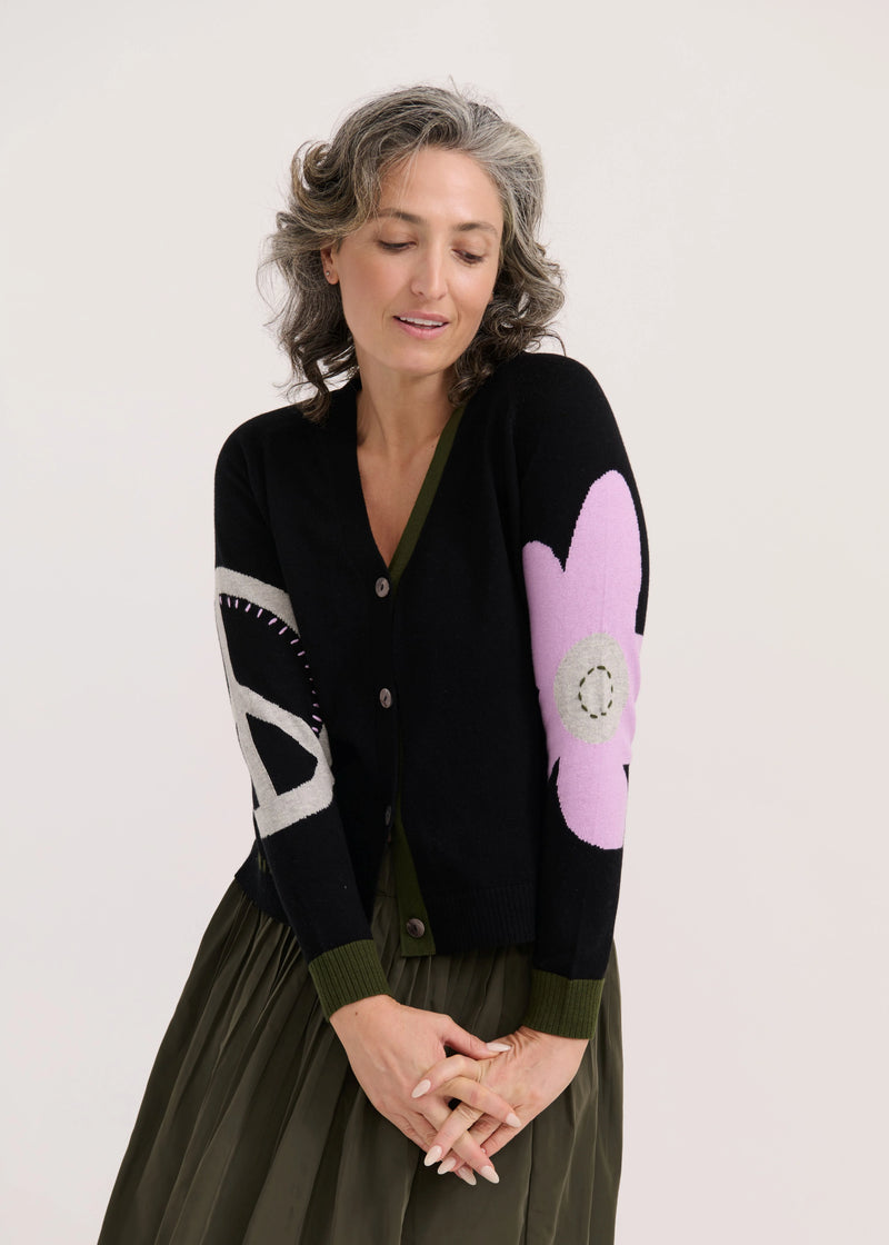 Zaket & Plover Peace Please Cardigan