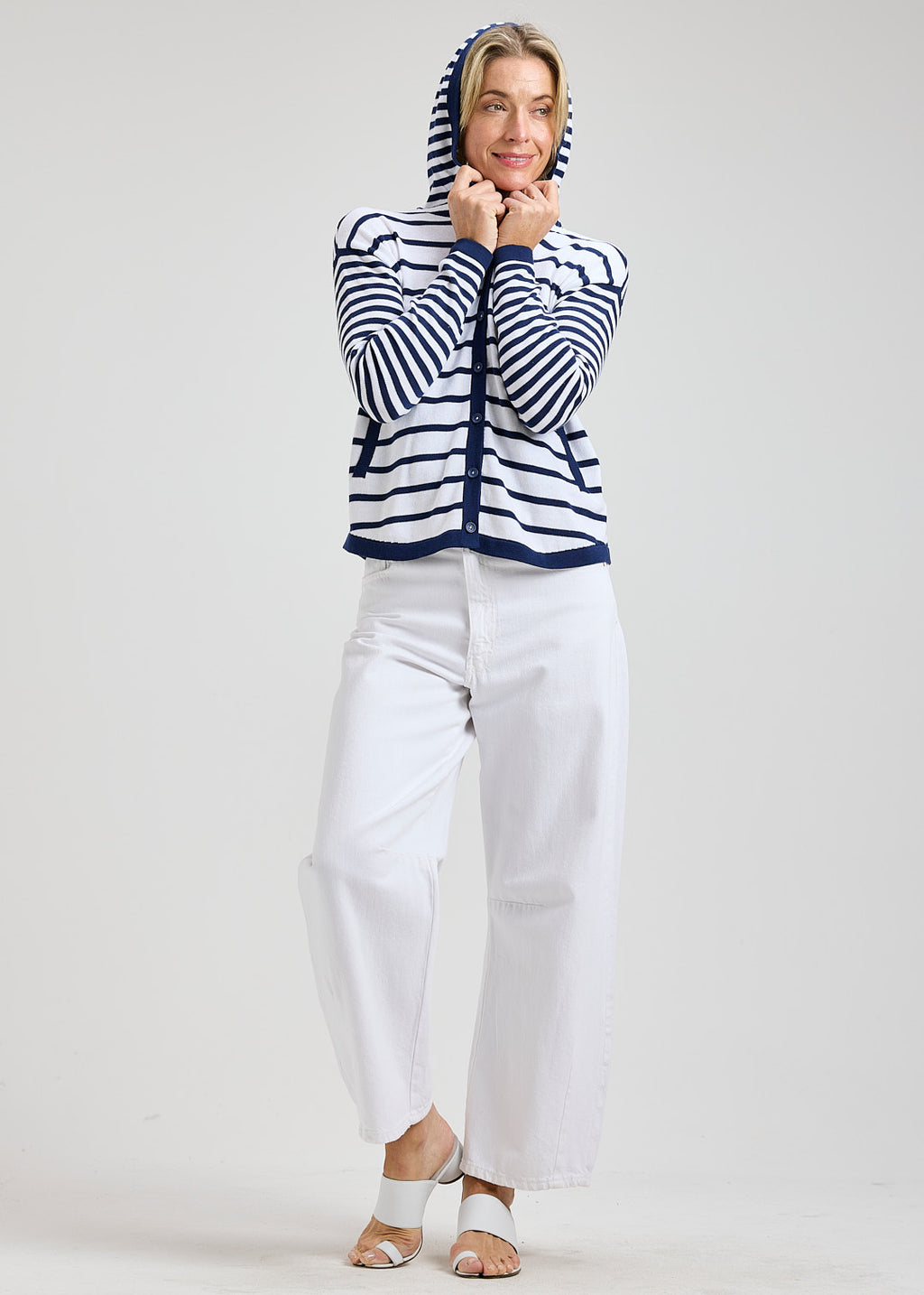 Zaket & Plover Multi Stripe Hoodie - Harper Greer