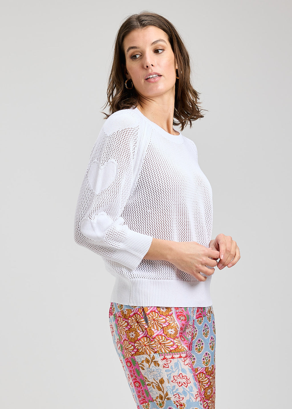 Zaket & Plover Hearts on my Sleeve Sweater - Harper Greer