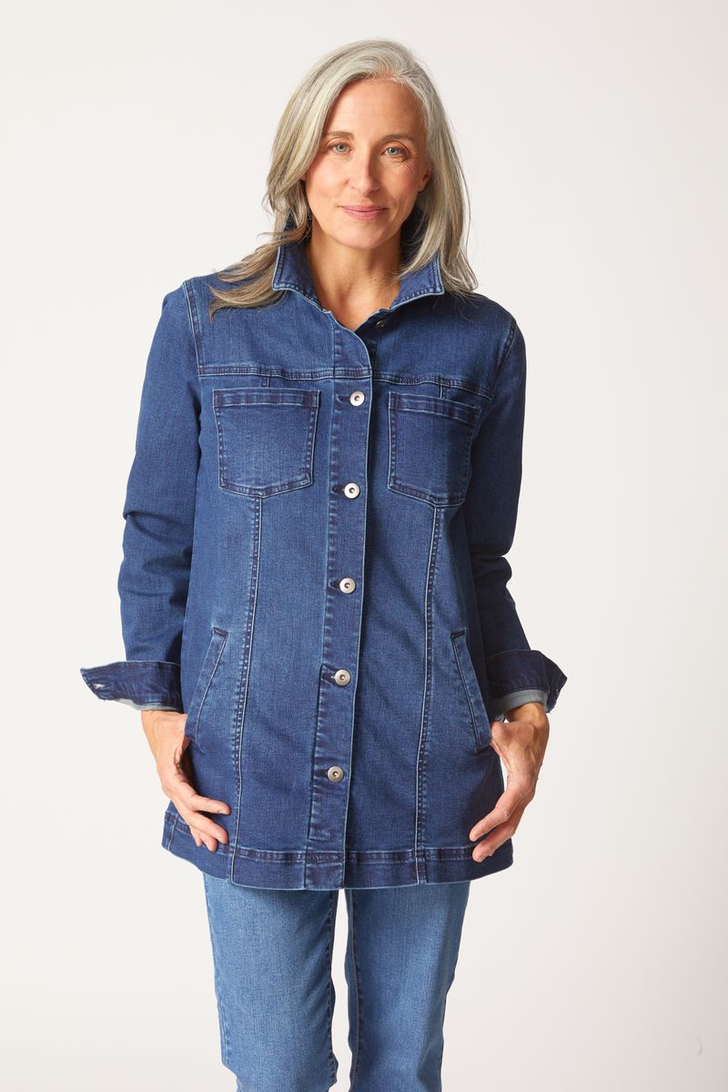 Habitat Stretch Denim Boyfriend Jacket