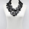 Jianhui London Recycled Wood Squares Necklace in Black