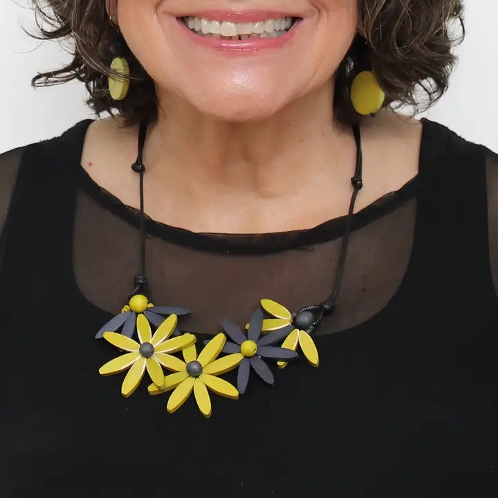 Sylca Lime Garland Nectar Necklace