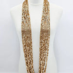 Jianhui London Pashmina Necklace in Gold
