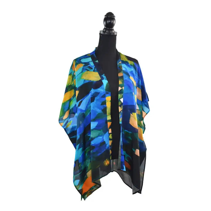 Dupatta Oregon Painterly Kimono