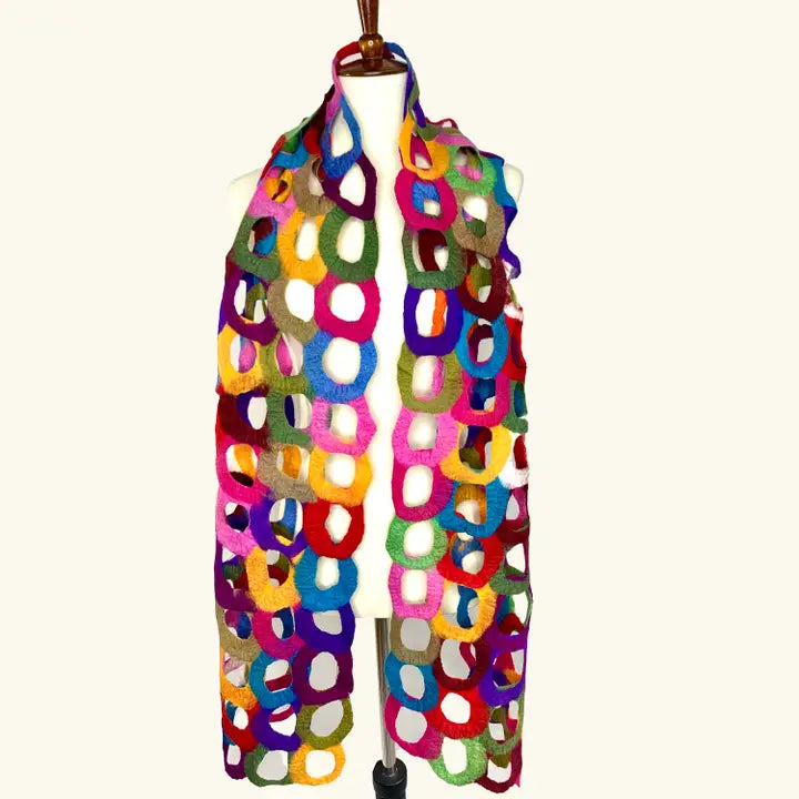 Ring Multi Colored Scarf