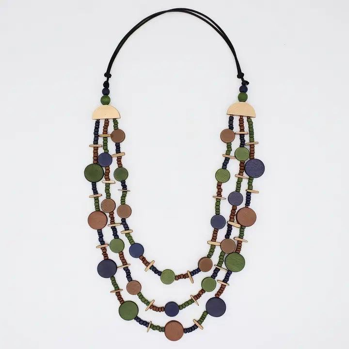 Percy Triple Strand Necklace