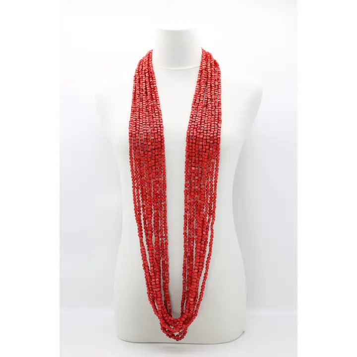 Jianhui London Pashmina Necklace in Red