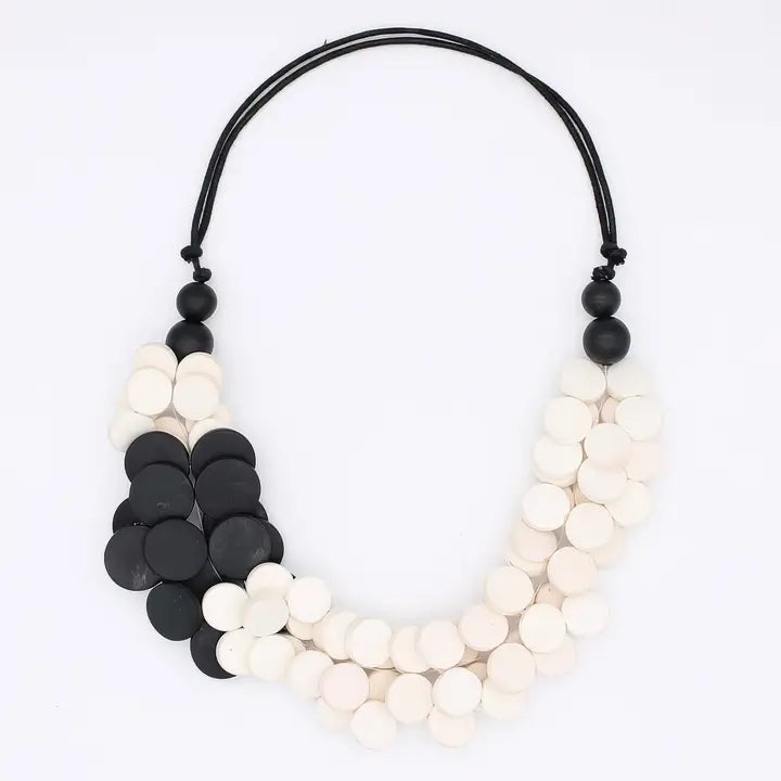 Sylca Solar Eclipse in Black/White - Harper Greer