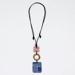 Sylca Blue Geo Vibe Necklace