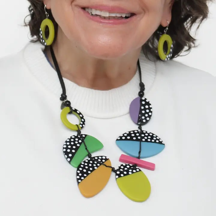 Polka Dot Inez Necklace