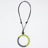 Inez Pendant Necklace in Lime