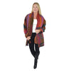 Dupatta Zipper Head Sweater Jacket Wrap Coat with Scarf