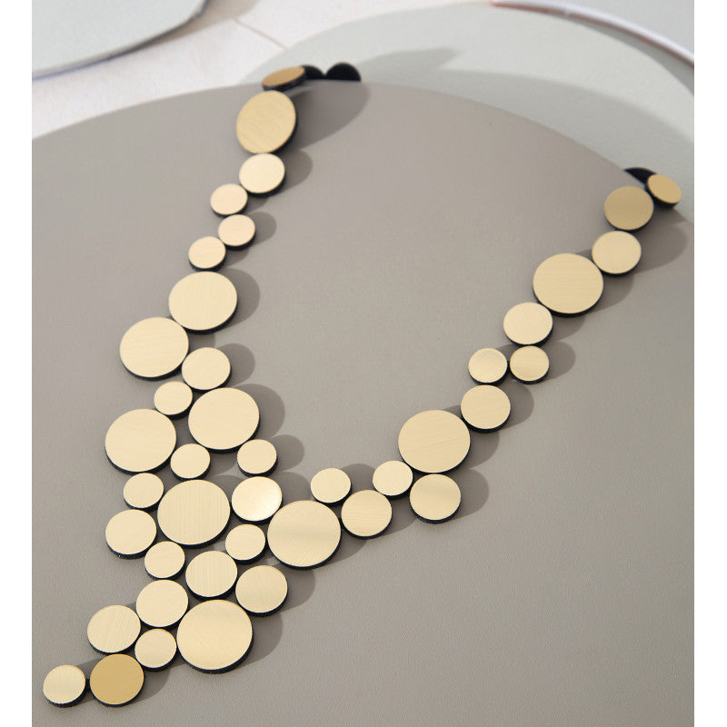 Iskin Sisters Abstraction Necklace in Gold