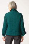 Habitat Washed Honeycomb Shacket in Juniper