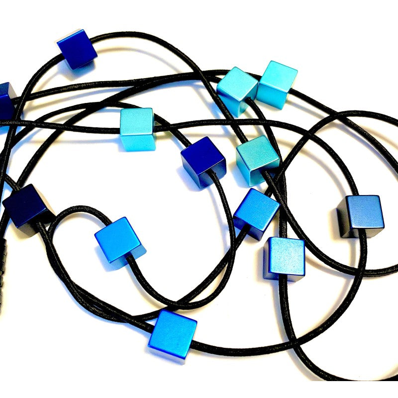 Monica Krexa Paris Necklace in Blue - Harper Greer