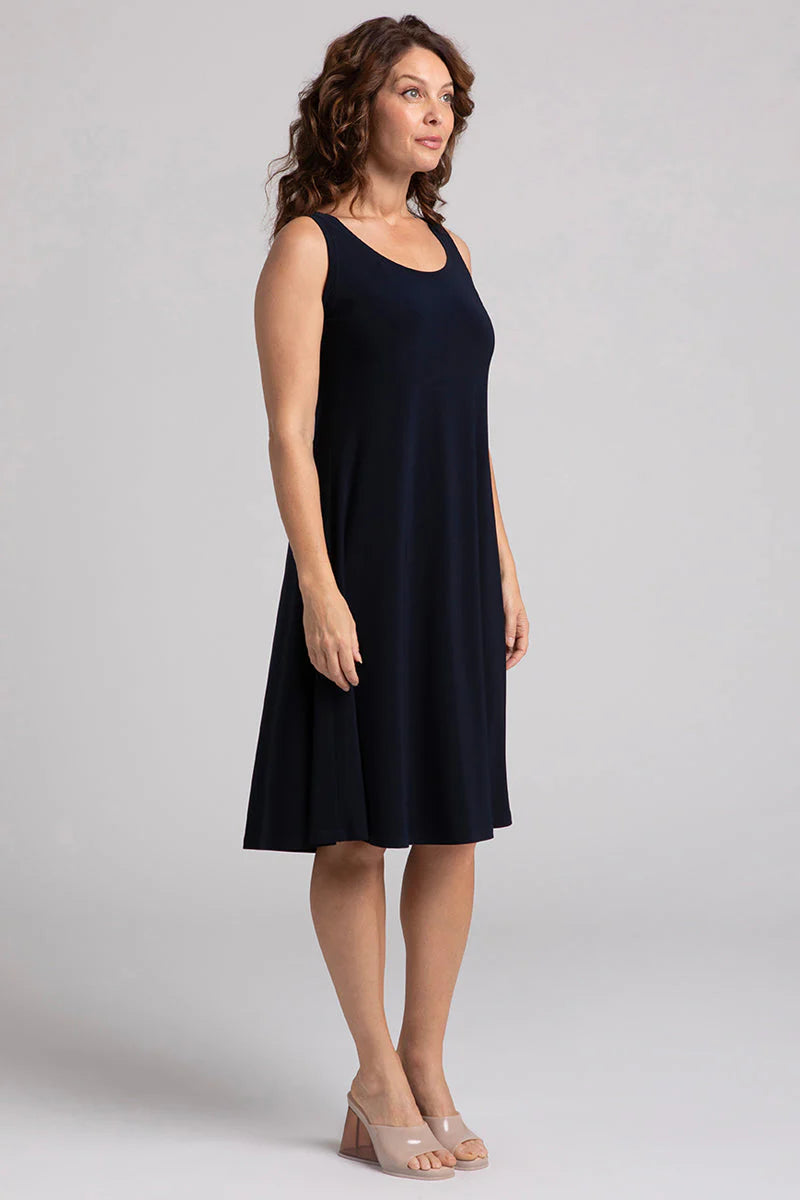 Sympli Nu Tank Dress in Navy