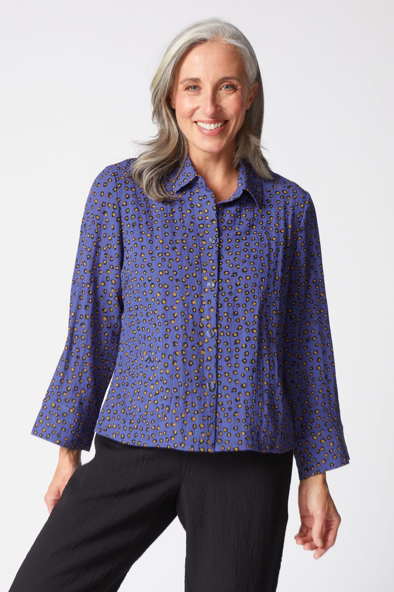 Habitat Express Dot Jill Shirt in Midnight