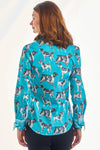 Dizzy Lizzie Rome Shirt in Pooches Print