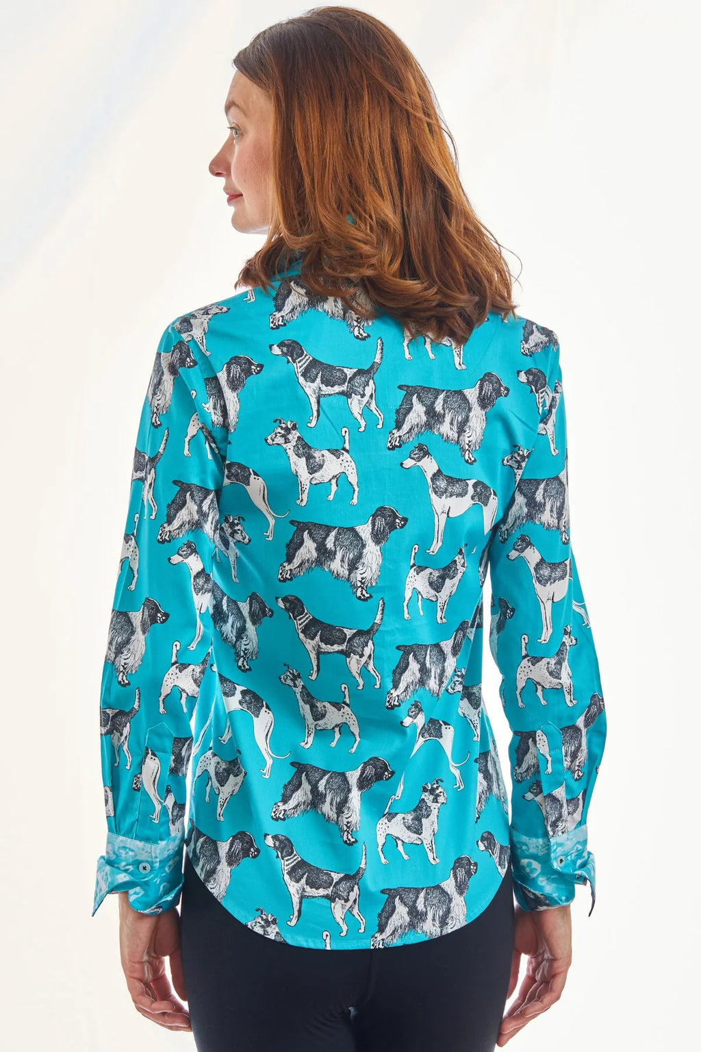 Dizzy Lizzie Rome Shirt in Pooches Print