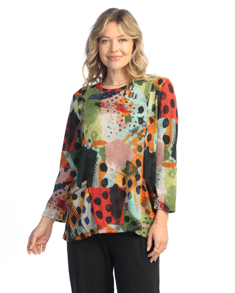 Jess & Jane Pop Art Tunic in Multi