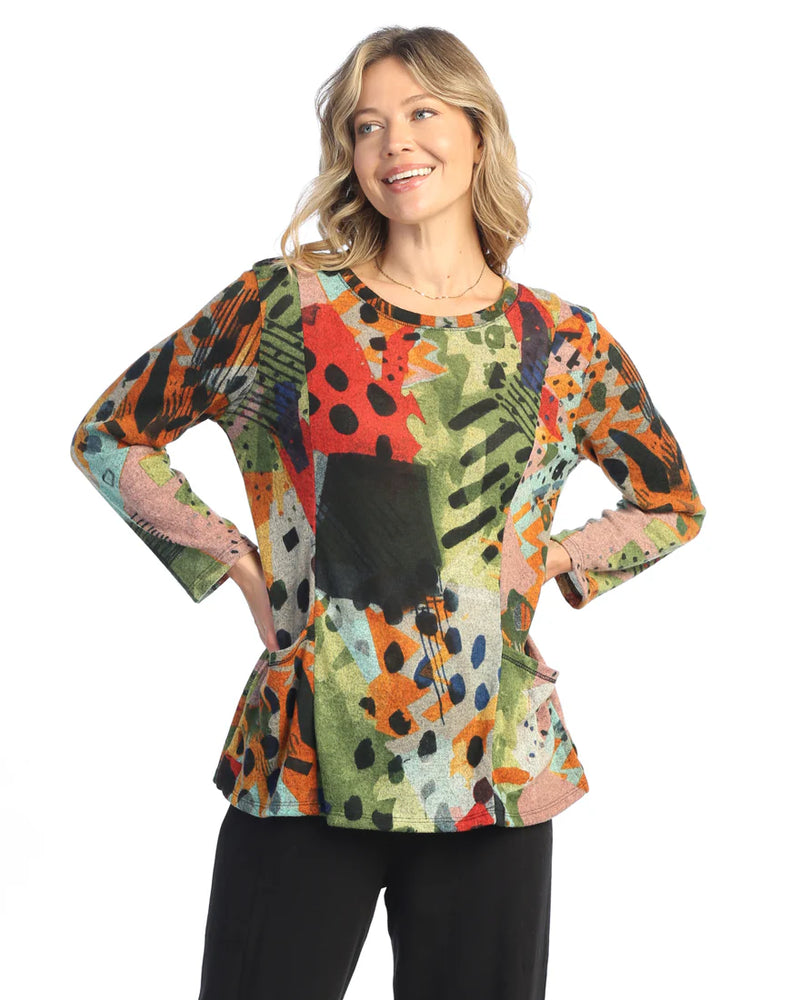 Jess & Jane Pop Art Tunic in Multi