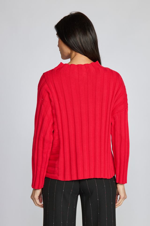 OLIVIA BY HABITAT STATEMENT RIB POCKET PULLOVER IN ROMA - Harper Greer