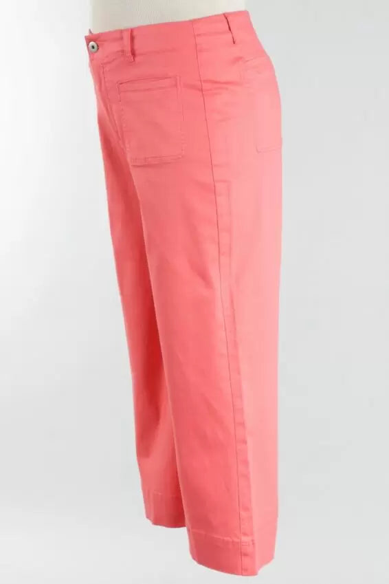 Habitat Stretch Denim Refreshed Crop Jean in Coral - Harper Greer