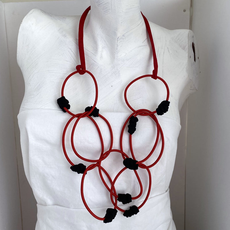 Ficklesticks Ringo Necklace in Red
