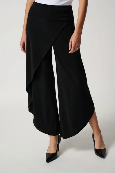 Joseph Ribkoff Classic Overlay Pant in Black