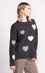 Pink Martini Emily Sweater in Charcoal Grey