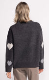 Pink Martini Emily Sweater in Charcoal Grey