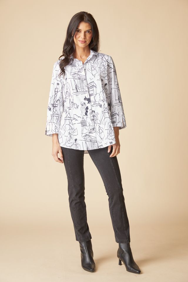 Habitat Perfect Travel Shirt with Hidden Placket - Harper Greer