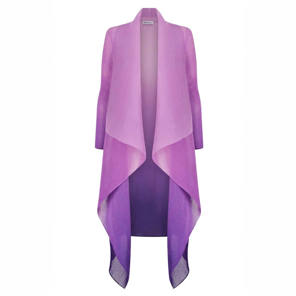 Alquema Collare Coat in Violet Tulle