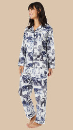 Cat's Pajamas in Safari Toile