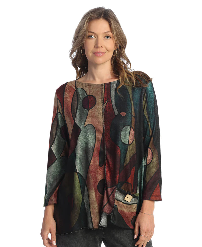 Jess & Jane Tom Tom Tunic in Multi