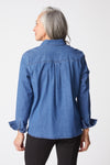 Habitat Perfect Travel Denim Shaped Shirt in Medium Denim